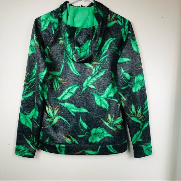 Burton WB Peak Colombo Dry-ride Hawaiian Palm Fleece Lined Hoodie - Sz S… - Picture 4 of 6